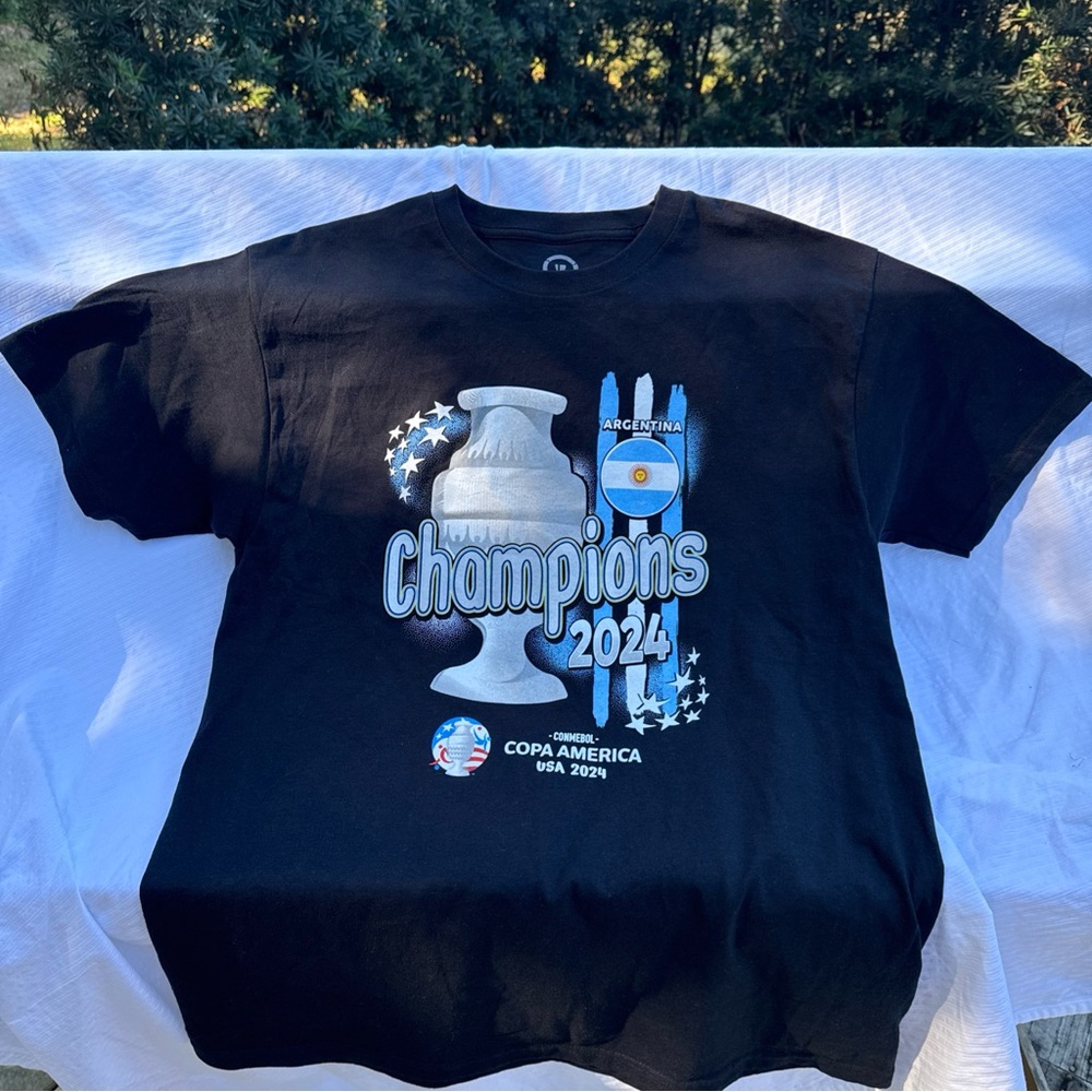 Copa America 2024 Argentina Champions Shirt Large